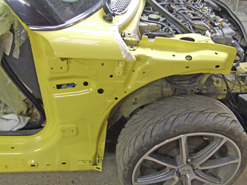 And now all painted where BMW forgot!